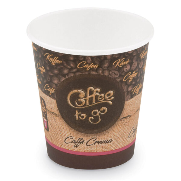 Kaffeebecher S 'Coffee To Go' Caffe Crema Americano Lungo 150ml 200ml 50 Stk.