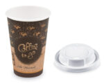 Kaffeebecher L 'Coffee To Go' Melange mit Trinkdeckel 250ml 330ml, 100 Stk.