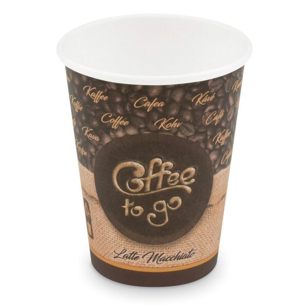 Kaffeebecher L 'Coffee To Go' Latte Macchiato, Melange 350ml 420ml, 50 Stk.