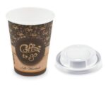 Kaffeebecher L 'Latte Macchiato To Go' mit Trinkdeckel 350 ml 420 ml 100 Stk.