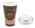 Kaffeebecher XL 'Coffee To Go' Latte Macch mit Trinkdeckel 400ml 510ml 100 Stk.