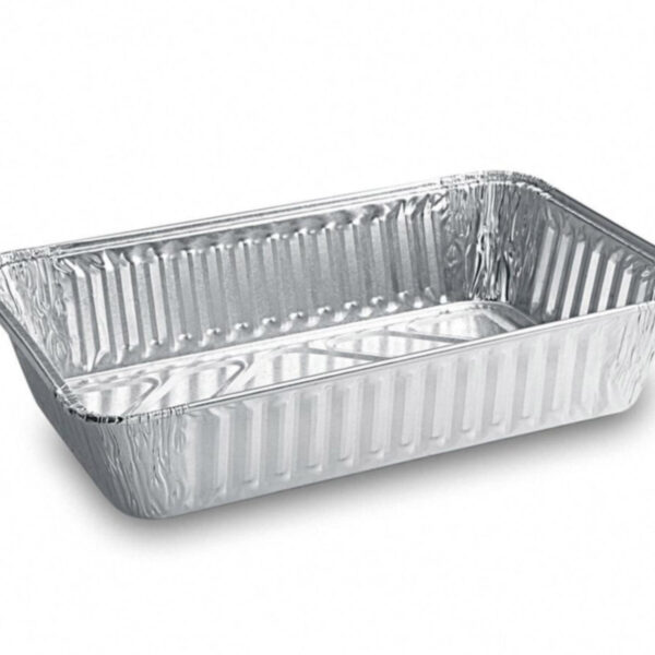 Alu-Pasta Schale Lasagne-Form Auflaufform eckig 800ml, 203x135x40mm, 100 Stk.