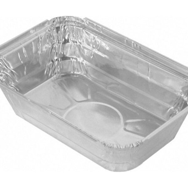 Alu-Pastaschale Servierschale eckig 935ml, 194x142x55mm, 10 Stk.