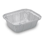 Alu-Servierschalen Aluschale Menüschale Grillschale 250ml 129x103x34mm, 100 Stk.