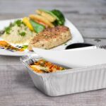 Aluschale Menüschale für Pastagerichte 660ml 186x137x49mm, 100 Stk. – Bild 2
