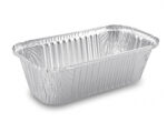 Alu-Servierschale Aluschale Menüschale Grillschale 1500ml 252x132x70mm, 100 Stk.