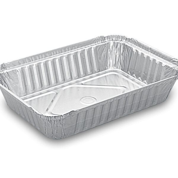 Menü-Schale ungeteilt ALU, 862ml, 22,2 x 15,8 x 3,8 cm, 100 Stk.
