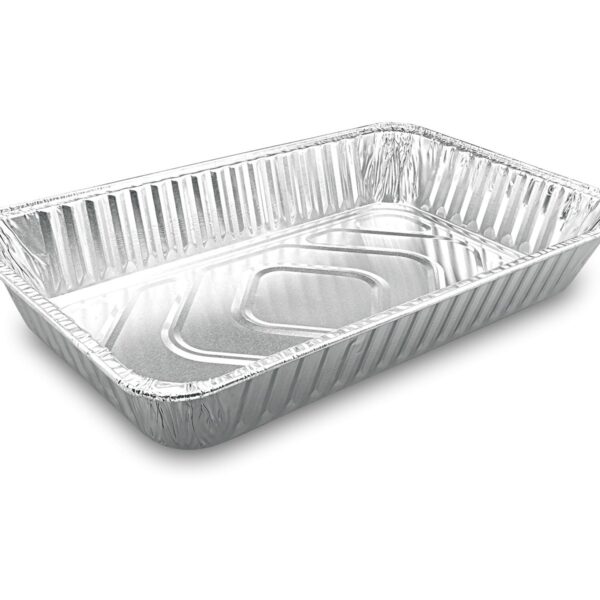 Aluschalen Backform Auflaufform Gastronorm 524x326x80mm 8500ml TYP 1/1, 50 Stk.
