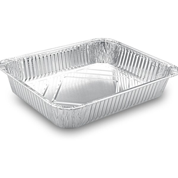 Aluschalen Backform Auflaufform Gastronorm 326x262x60mm 3610 ml TYP 1/2, 25 Stk.