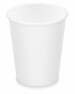 Heiß- und Kaltgetränkebecher Pappbecher weiß 200ml 280ml, O 80mm, 10 Stk.