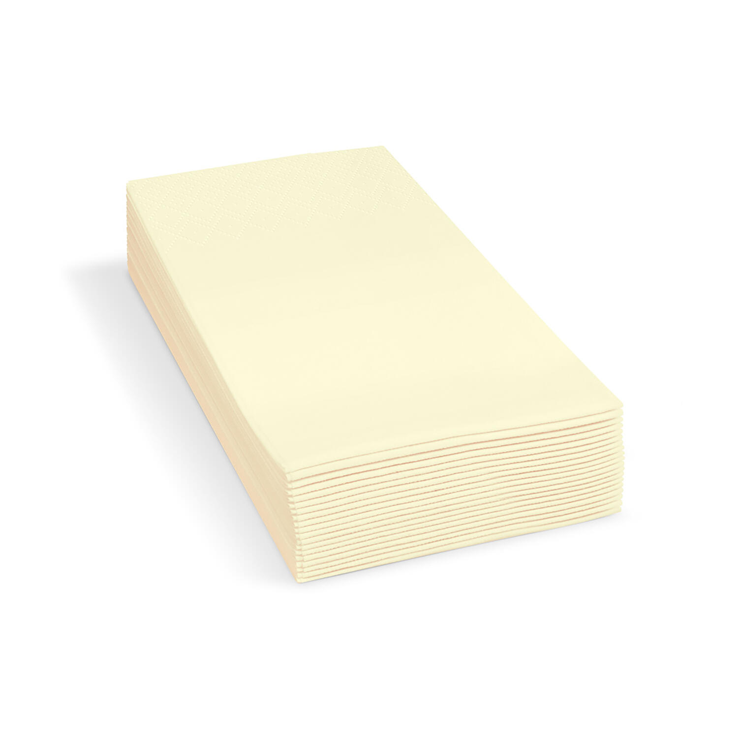 WX-87709 Servietten 33 x 33 cm 1/8 -Kopffalz 3-lagig champagner, 250 Stk. – Bild 1
