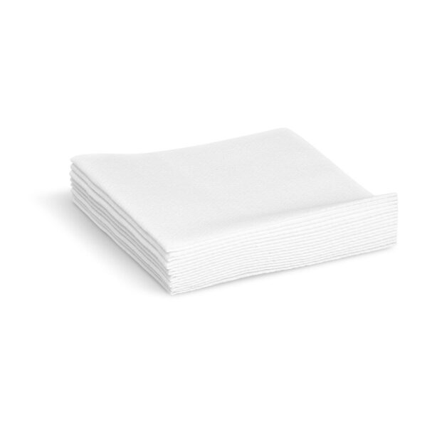 Serviette im Spenderkarton Premium Airlaid weiß 20x20 cm 1/4 -Falz stoffähnlich hochwertig , 100 Stk.