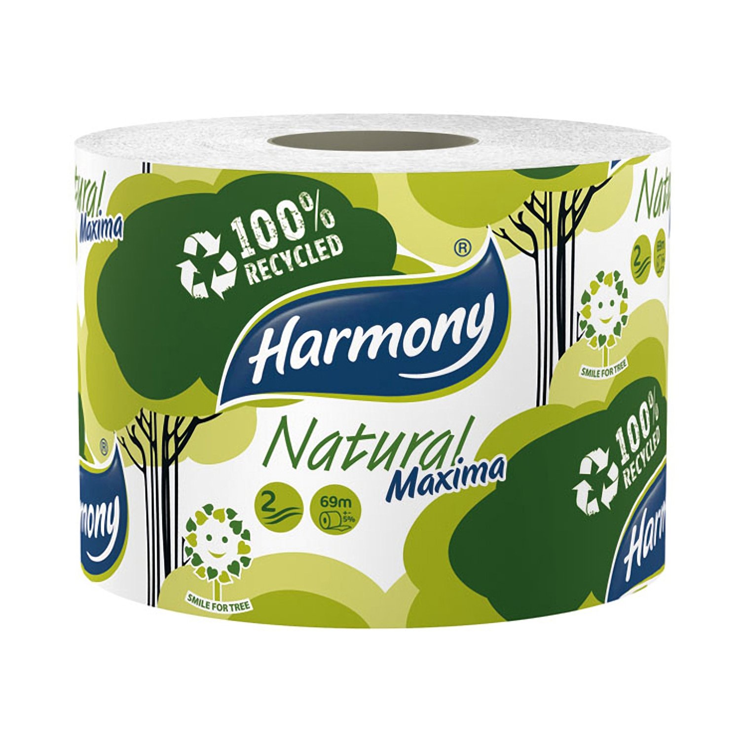 WX-H4202 Toilettenpapier 2-lagig "Harmasan Natural Maxima" garantierte Länge 69 m – Bild 1