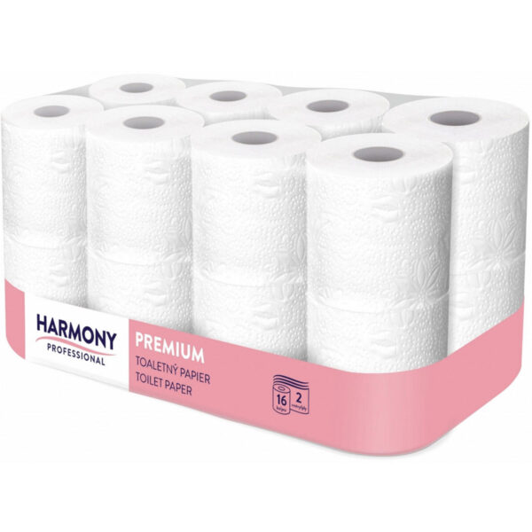 Toilettenpapier WC-Papier natur 2-lagig Harmony Professional 156 Blatt, 16 Stk.