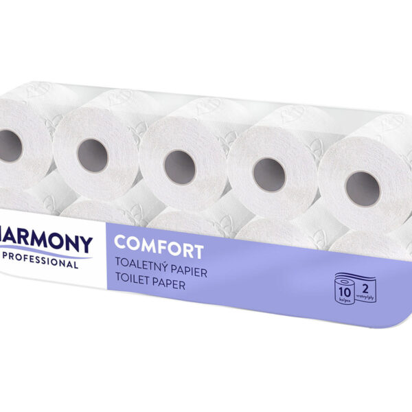 Toilettenpapier weiß Recycling 2-lagig Professional Comfort, 200 Blatt, 10 Stk.