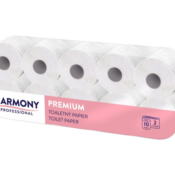 Toilettenpapier weiß Tissue 2-lagig Professional Premium, 200 Blatt, 10 Stk.
