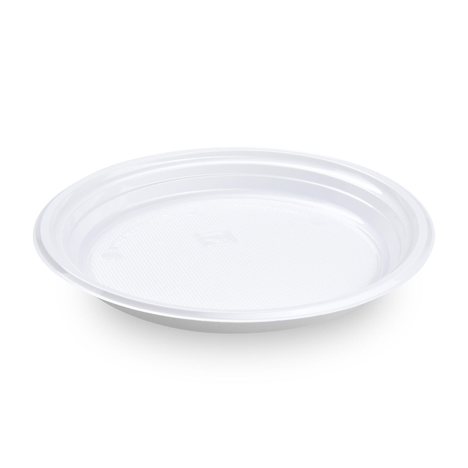 WX-PP980 Mehrweg Menüteller rund O 22 cm H 2,6 cm Mikrowellentauglich weiß, 100 Stk. – Bild 1
