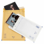 CLASSIC Luftpolstertasche CD, 180x165mm, für CD/DVD, weiß – Bild 3