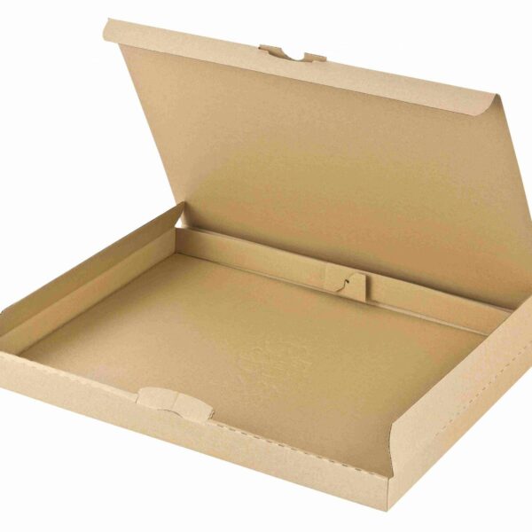 Versandkarton 310x225x30mm schnelle Aufrichtung Steckverschluss Maxibrief DHL briefkastentauglich Höhe 3cm A4 braun