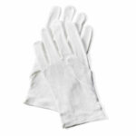 Baumwollhandschuhe weiss Größe M, 12 Paar – Bild 2
