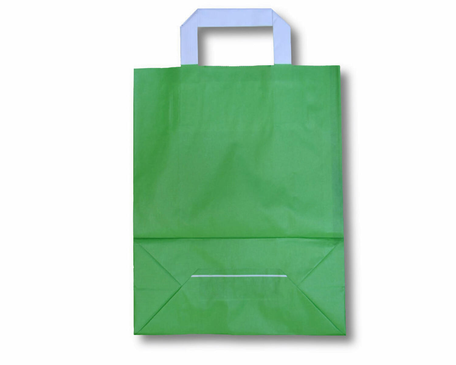 dmptt_gruen Papiertragetaschen aus Kraftpapier, 320 mm, 250 Stk. – Bild 1