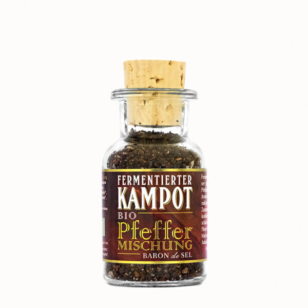 Kampot Pfeffer fermentiert Mix Bio, Baron de Sel