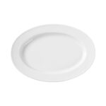 Platte, oval, HENDI, Weiß, 340x240mm – Bild 2