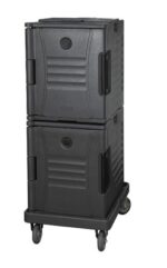 Thermo Catering-Container 2x GN 1/1 200, AmerBox, Dunkelgrau, 477x680x(H)620mm – Bild 3