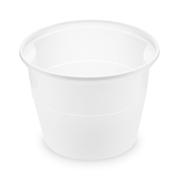 Suppenbecher 750 ml PP weiß, siegelbar O 12,7 x 9,7 cm, 50 Stk.