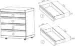 Myoutdoorkitchen Black Collection - Modul mit 4 Schubladen – Bild 5