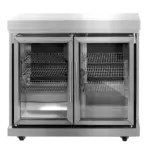 Myoutdoorkitchen Stainless Collection - Zweitüriger Modul-Kühlschrank