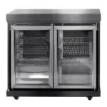 Myoutdoorkitchen Black Collection - Modul Kühlschrank mit Doppeltüren