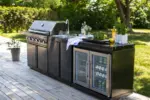 Myoutdoorkitchen Black Collection - Modul Kühlschrank mit Doppeltüren – Bild 5