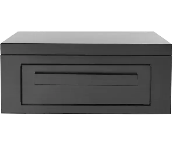 Myoutdoorkitchen Nordic Line - Aufbewahrungsmodul mit Arbeitsfläche (Schwarz)