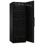 mQuvée WineStore 226 – Black, solid door