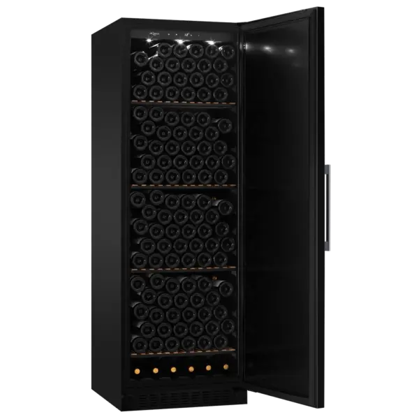 mQuvée WineStore 226 – Black, solid door
