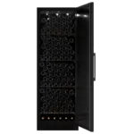 mQuvée WineStore 226 – Black, solid door – Bild 3