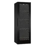 mQuvée WineStore 215 – Black, glass door – Bild 2