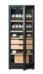 mQuvée Velvet Collection 100 – Black, glass door – Bild 3