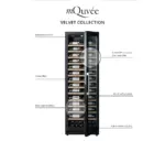 mQuvée Velvet Collection 170 – Black, solid door – Bild 7