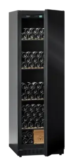 mQuvée Velvet Collection 170 – Black, solid door