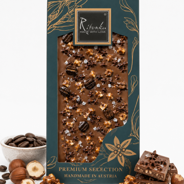 Premium Milchschokolade Cappuccino Crunch 95g