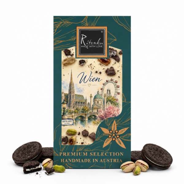 PREMIUM Weiße-Schokolade Vienna Riesenrad 95g