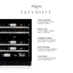 mQuvée WineKeeper 112D - Push-Pull – Fullglass Black – Bild 4