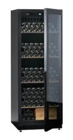 mQuvée Velvet Collection 220 – Black, glass door – Bild 3