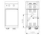 Myoutdoorkitchen Modul mit Doppel-Seitenbrenner – Bild 12