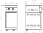 Myoutdoorkitchen Modul mit Doppel-Seitenbrenner – Bild 11