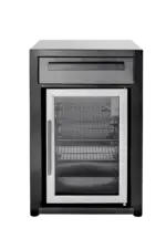 Myoutdoorkitchen Nordic Line - Freistehender Kühlschrank (Schwarz)