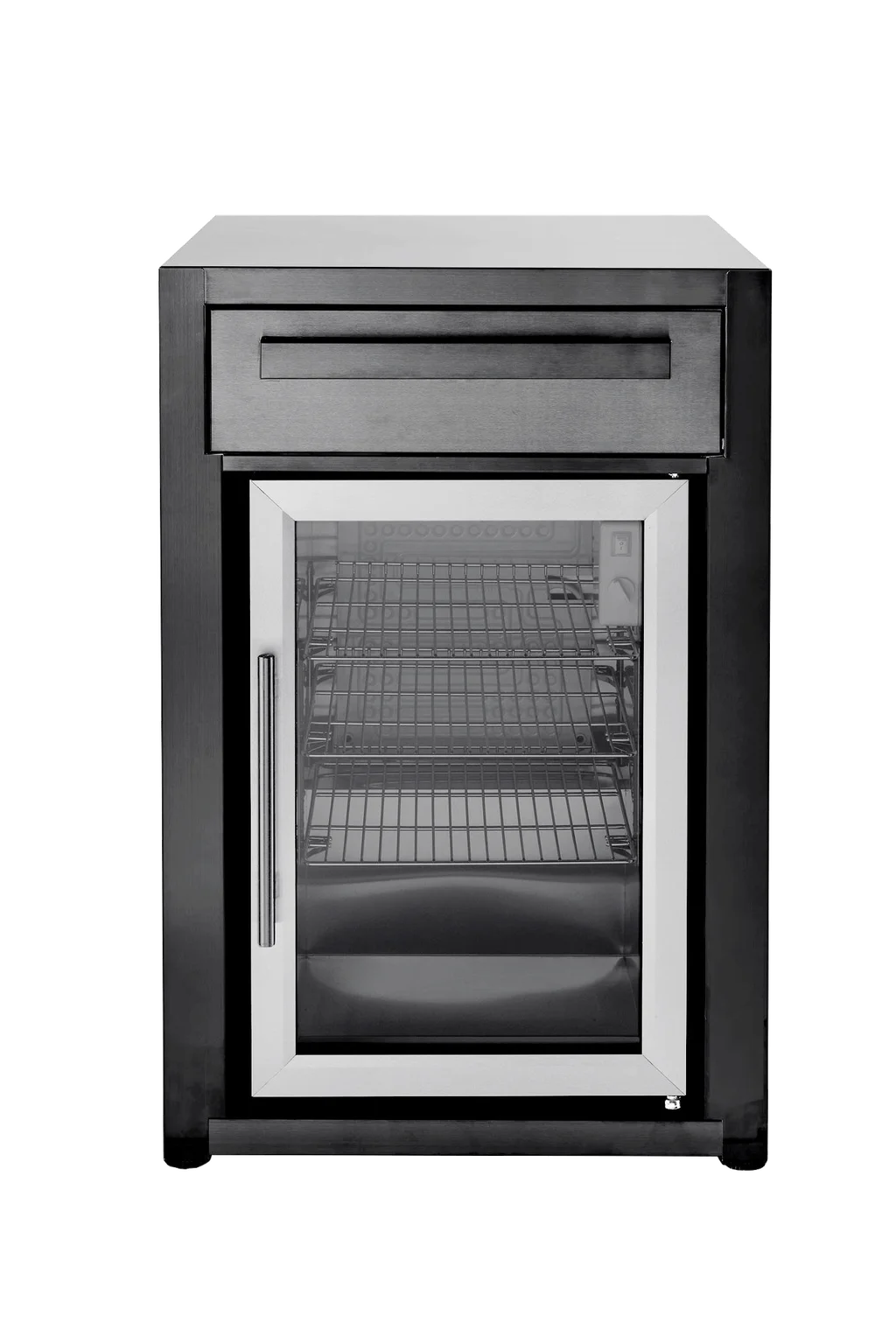 14441-1 Myoutdoorkitchen Nordic Line - Freistehender Kühlschrank (Schwarz) – Bild 1