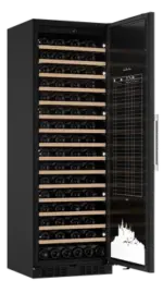 mQuvée WineStore 177 – Black, solid door